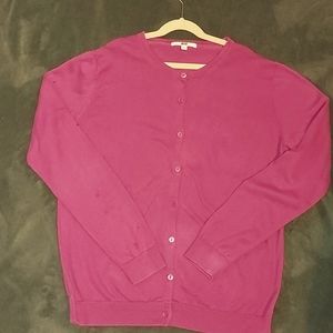 Uniqlo cardigan pink